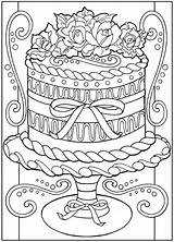 Dessert Coloring Pages Printable Adults sketch template