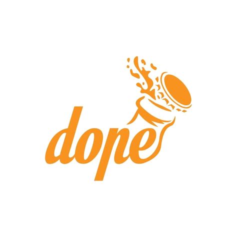 Premium Vector | Dope logo