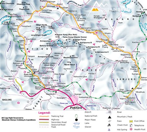 annapurna-circuit-trekking-map - IntoYou