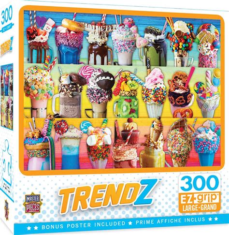 Freakshakes 300 Piece Large EZ Grip Jigsaw Puzzle | Free Shipping