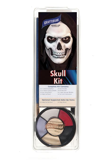 Graftobian Deluxe Skeleton Face Makeup Kit