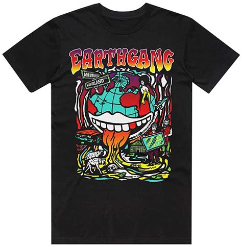 Earthgang Manhead Merch Mirrorland 2020 Spring Tour Photo Women Young Kid Tshirt Long Sleeve ...