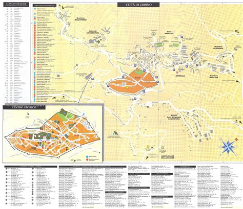 27"x24" Heavyweight Photo Paper Quality Poster: Urbino Map - urbino it ...