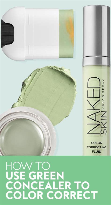 How to Use Green Concealer InStyle.com | Green concealer, Concealer colors, Concealer