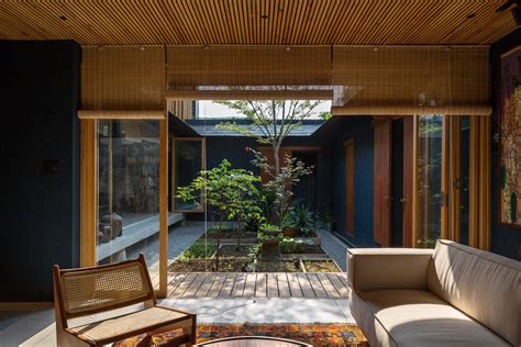 A Tranquil Vietnamese House With A Courtyard