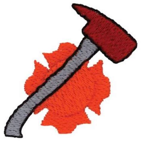 Fire Axe Machine Embroidery Design | Embroidery Library at GrandSlamDesigns.com