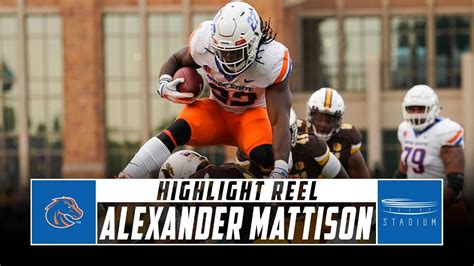 Alexander Mattison Boise State Football Highlights - 2018 Season ...