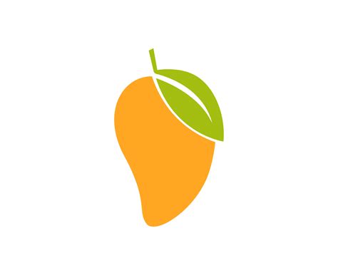 Mango in flat style mango logo mango icon vector image 620093 Vector Art at Vecteezy