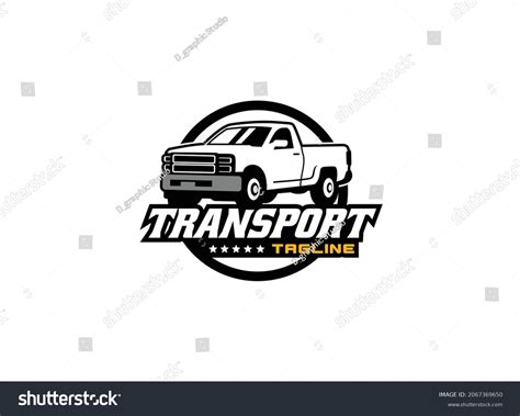 Truck Logo Vector Construction Company Vehicle Stock Vector (Royalty ...