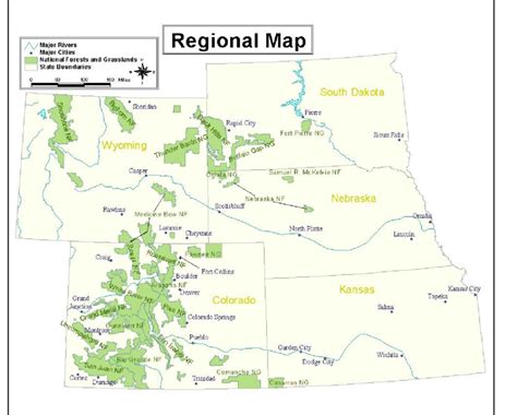 Map of national forests and national grasslands within USDA Forest... | Download Scientific Diagram