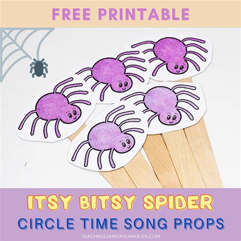 Itsy Bitsy Spider Craft Template - Draw-e