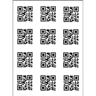 Custom QR Code Sticker Labels, kiss Cut Stickers, | Ubuy India