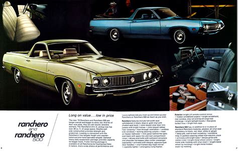 1970 Ford Ranchero Brochure