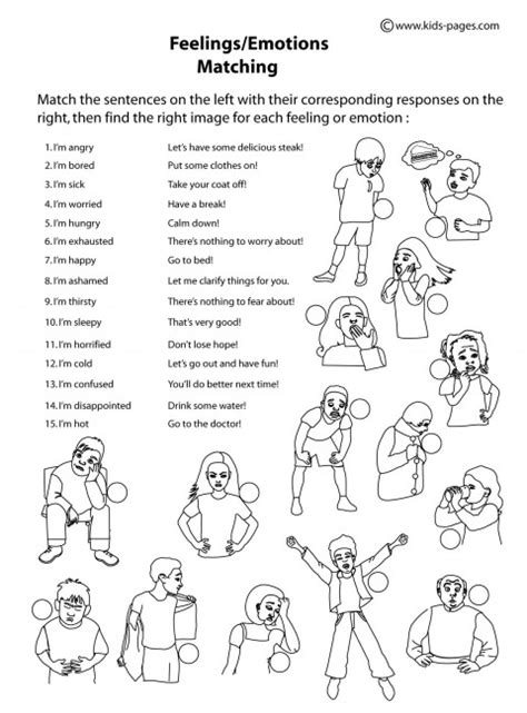 16 Feelings Worksheets For Teens / worksheeto.com