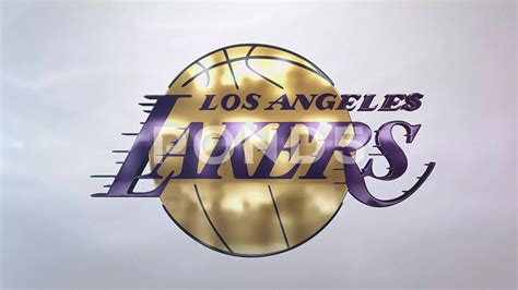 Nba Los Angeles Lakers 3D Logo Silver Intro in 2023 | Nba los angeles ...