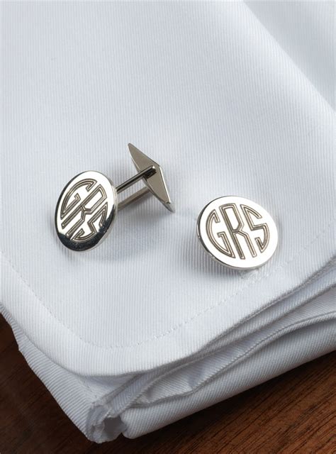 Monogram Cufflinks - The Ben Silver Collection