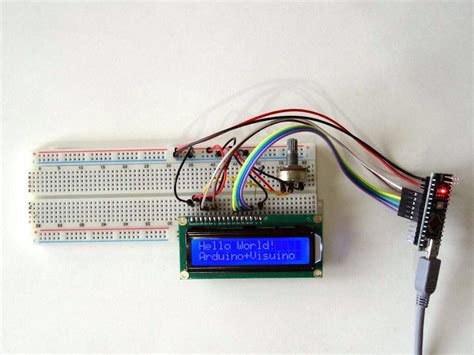 Arduino and Visuino: Directly connected 2 X 16 LCD Display - Arduino ...