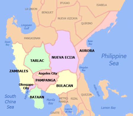 Region 3 Central Luzon : Cities and Provinces in Region III Philippines ...