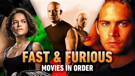 Slideshow: The Fast and Furious Movies in (Chronological) Order