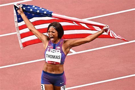 Gabby Thomas wins bronze in historic 200-meter race - The Washington Post