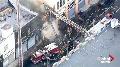 Downtown Los Angeles explosion injures 12 firefighters - National ...