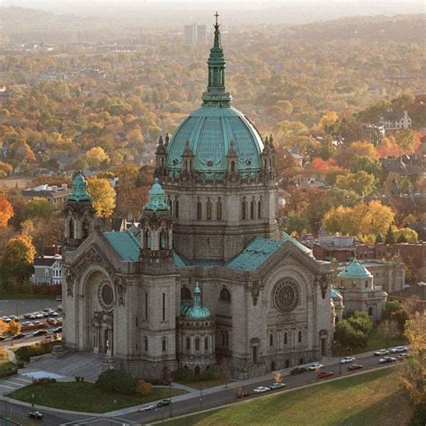 Church of the day!⁠ ⁠ The Cathedral of Saint Paul in Saint Paul Minnesota is the National Shrine ...