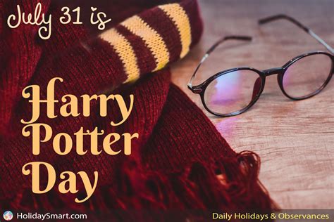 International Harry Potter Day | Holiday Smart