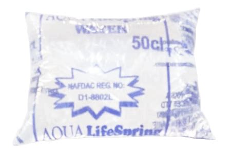 Sachet Water 50cl - Aqua Lifespring Water