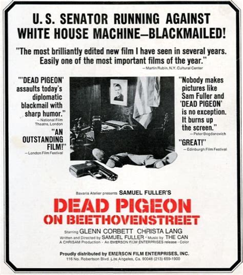 Dead Pigeon print ad • She Blogged By Night