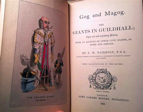 Gog and Magog. The Giants in Guildhall; The Real and Legendary History ...