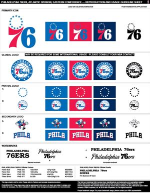 Philadelphia 76ers Colors | Sports Teams Colors | U.S. Team Colors