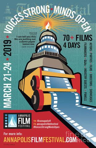 Annapolis Film Festival 2019 Poster - Art Print