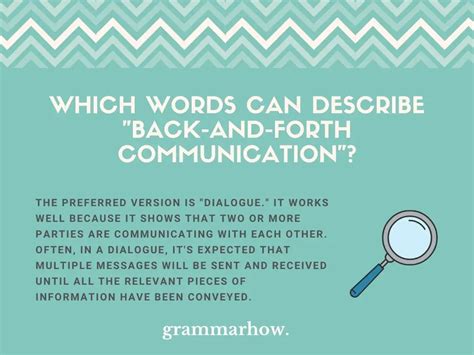 10 Words For "Back-and-Forth Communication"