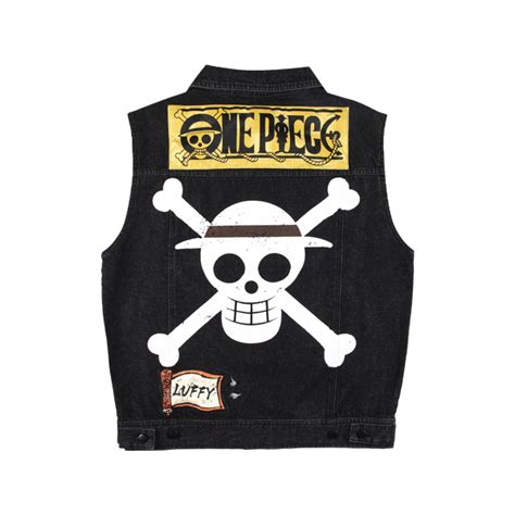 One Piece Luffy Denim Vest - One Piece | Atsuko