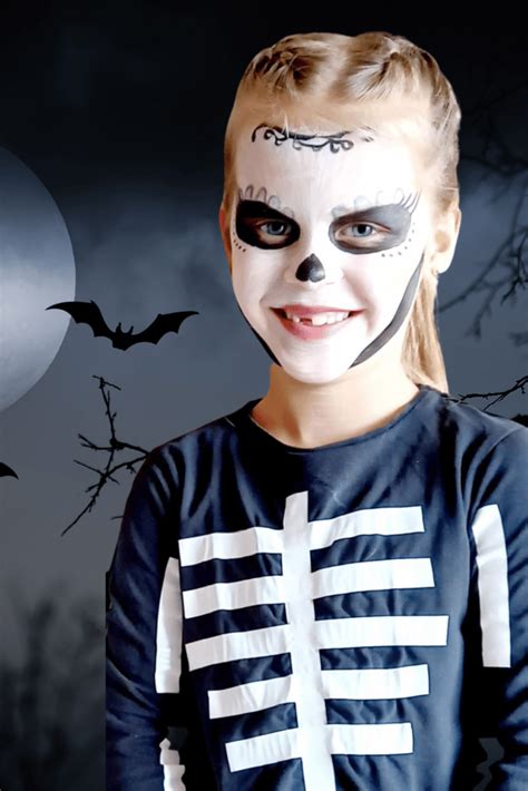 DIY Skeleton Halloween Costume for Kids & Adults