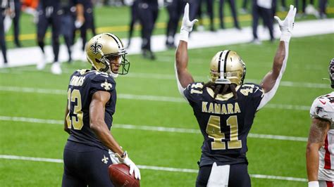 Alvin Kamara rushes for the first TD of the game | Saints-Falcons Highlights