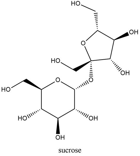 Structure Of Sucrose