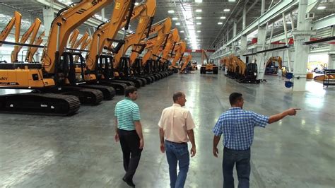 A sany excavator factory tour of sany america- construction management ...