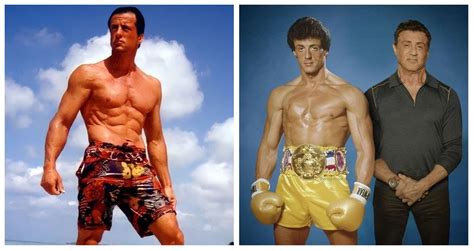 Sylvester Stallone Body Now And Then