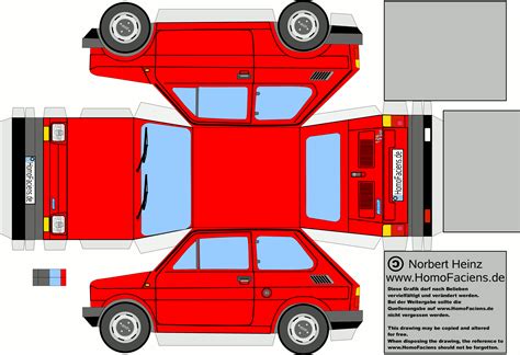 Pin by Tetsuya Hara on Paper Craft | Paper car, Paper model car, Paper models