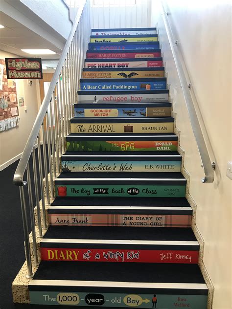 School stair graphics gallery - Blocks Design Services