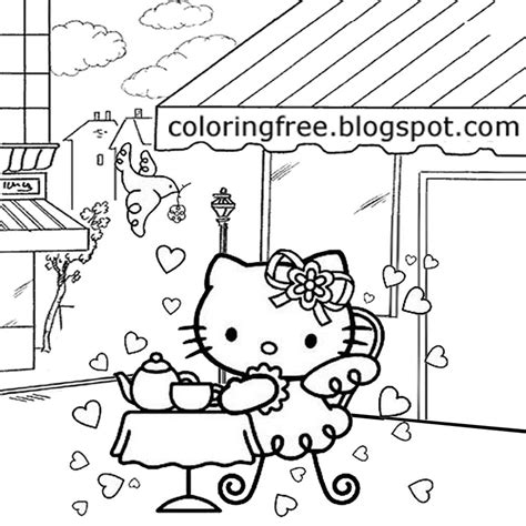 Free Coloring Pages Printable Pictures To Color Kids Drawing ideas: Hello Kitty Coloring Sheets ...