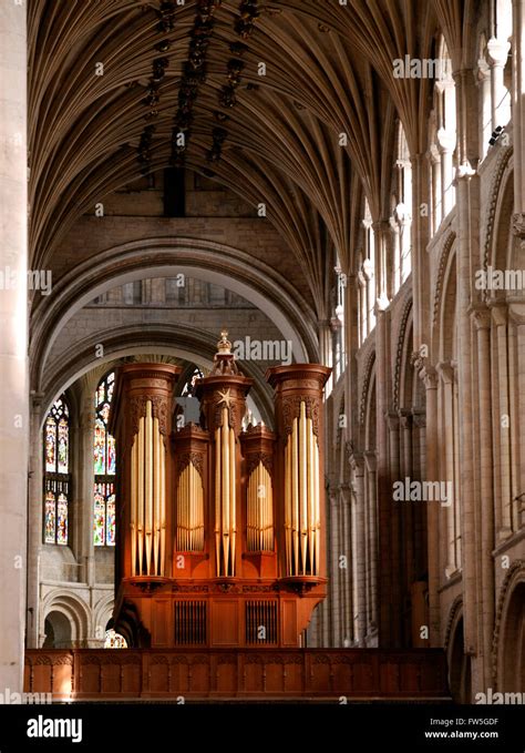 Organ Norwich Cathedral, England, UK Stock Photo - Alamy