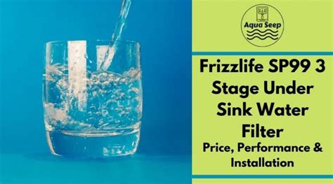 Frizzlife SP99 Under sink water filter- Price, Performance & installation