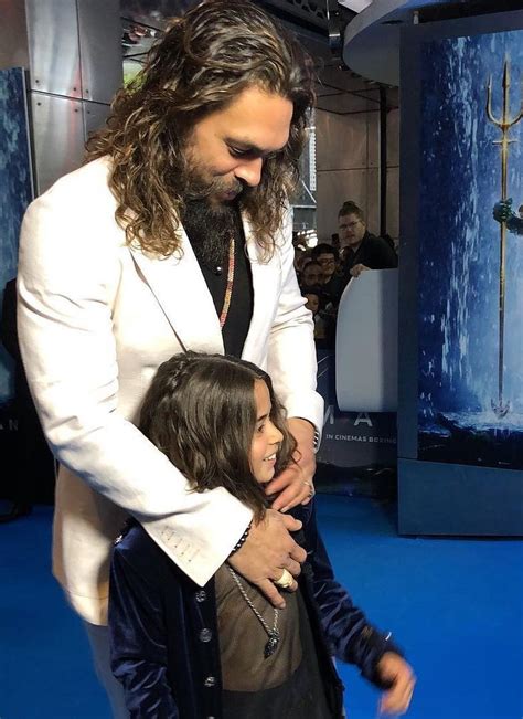 Jason Momoa and Little Otis Dhanji @Queensland Aquaman premiere ...