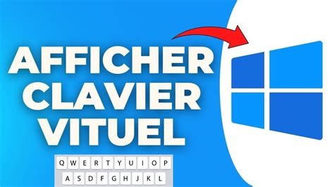 Comment Faire Apparaitre Le Clavier Virtuel Windows 10 - YouTube