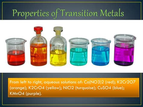 PPT - Properties of Transition Metals PowerPoint Presentation, free ...