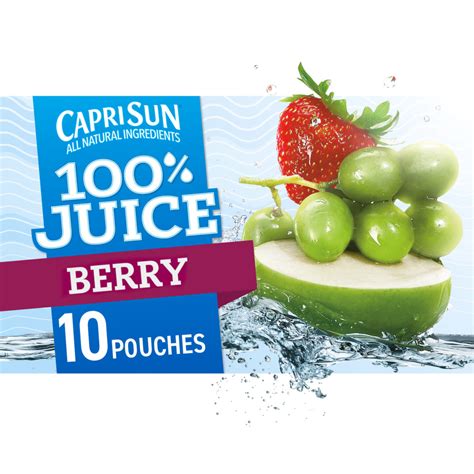 Capri Sun All Natural 100 Juice Nutrition Facts | Besto Blog