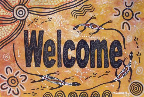 Welcome Aboriginal Art by Mundara Koorang by NovyNovy on DeviantArt