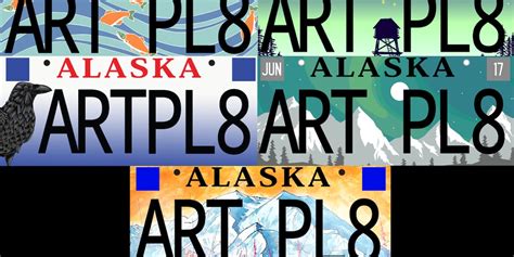 Voting opens for new Alaska license plate artwork. Which has your vote?